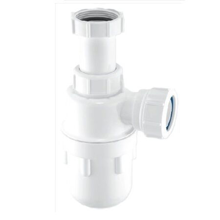 McAlpine C10A 40mm 1½ inch white adjustable inlet bottle trap