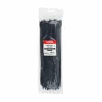 Cable ties 4.8 x 300mm black nylon pack of 100 for cable management and bundling