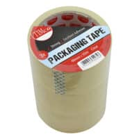 Timco Packing Tape 50mm x 66m (3 Pack) Clear or Brown Carton Sealing Tape