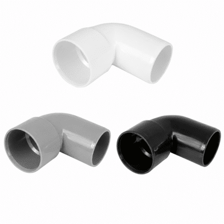 40mm solvent weld 90 degree conversion bend waste pipe fitting
