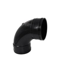 110mm Solvent Weld Swept Bend 87.5° double socket soil pipe fitting