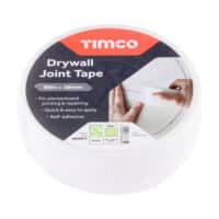 Timco Drywall Joint Tape 90m x 48mm Self-Adhesive Fibreglass Tape