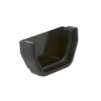 114mm Squarestyle external stopend black Brett Martin BR057B