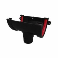 running outlet 116mm deep flow Freefoam Freeflow black white brown