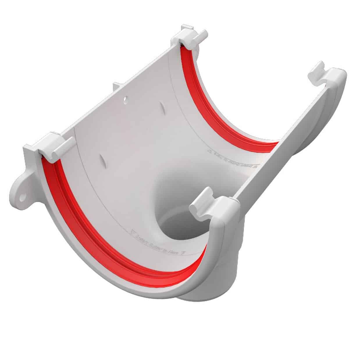 White Freeflow 116mm Deep Flow Running Outlet FDF605