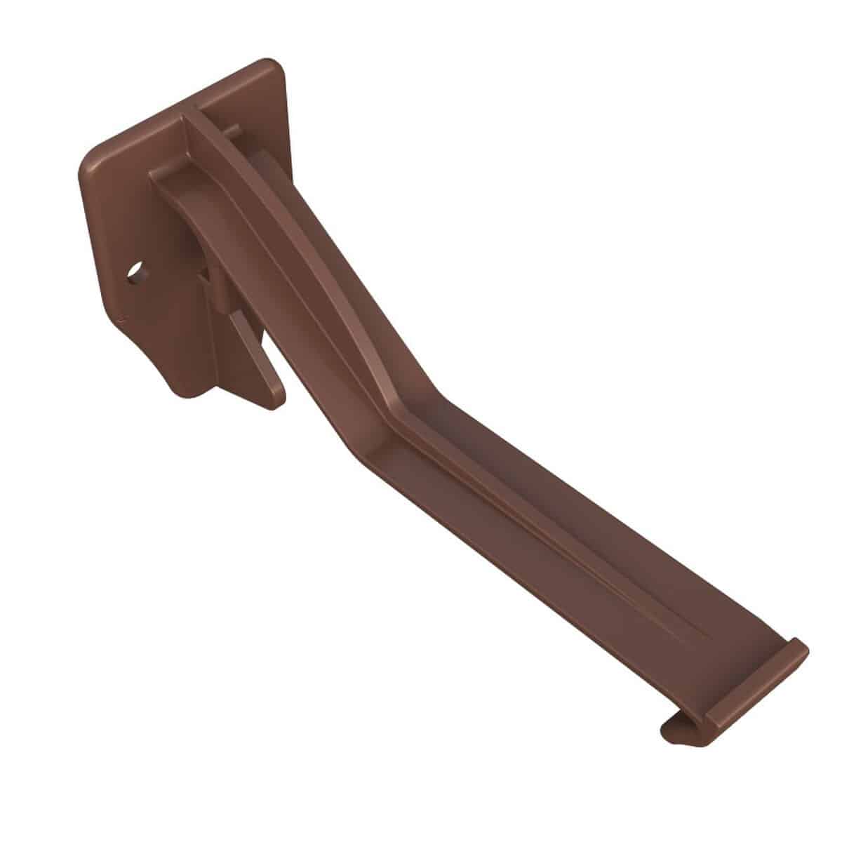 ogee gutter bracket 135mm double ogee top hung Freefoam Freeflow black white brown
