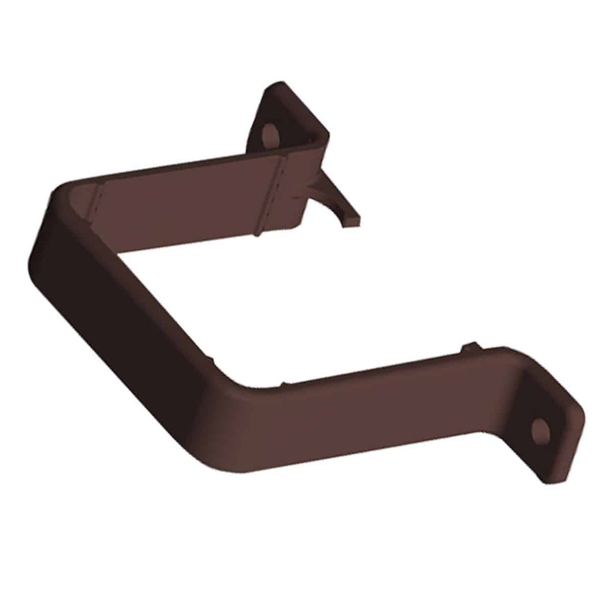 Brown Freeflow 65mm Square Downpipe Flush Pipe Clip FRS536LB