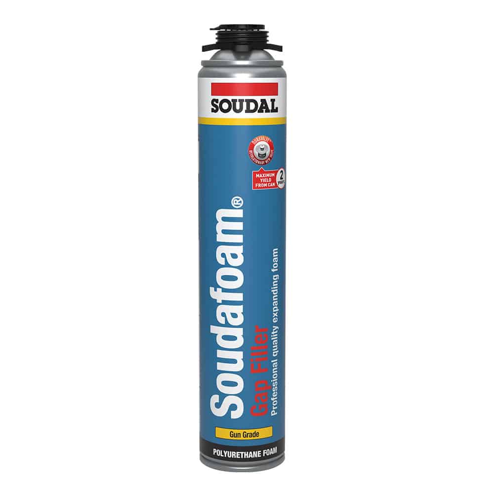 Gun Grade Gap Filler Foam 750ml Soudal