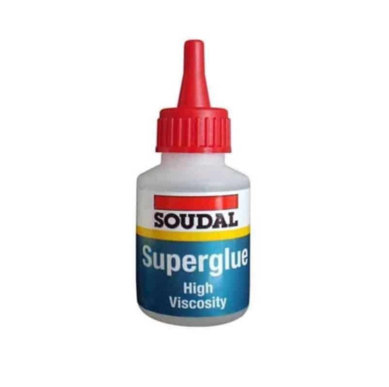 Superglue Adhesive High Viscosity 20g Soudal