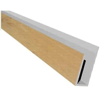 Hollow Soffit 300mm U-Channel Irish Oak Woodgrain Foil 5m