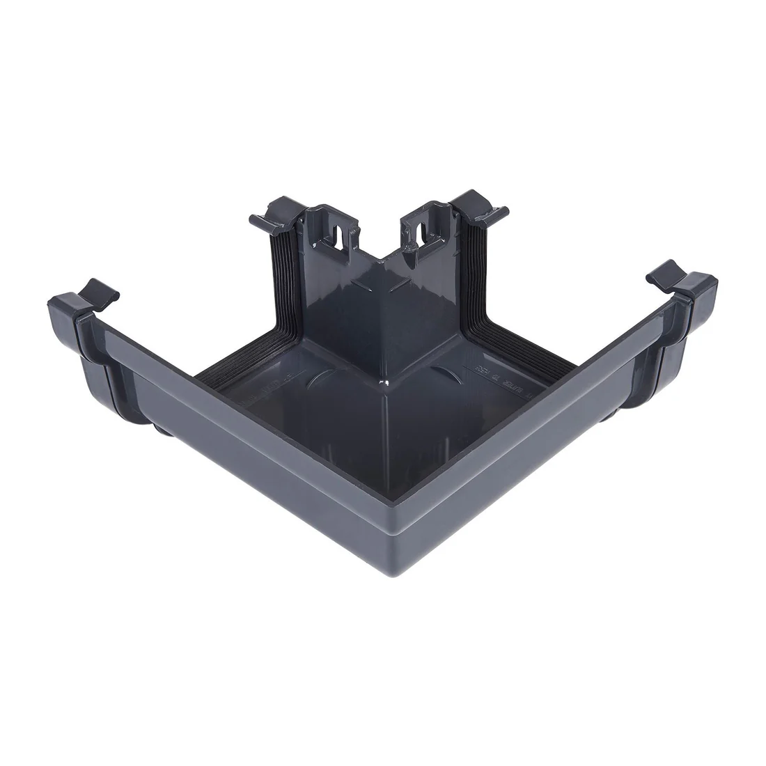 Kayflow Ogee Angle 90° External 120mm Anthracite Grey OGA2AG
