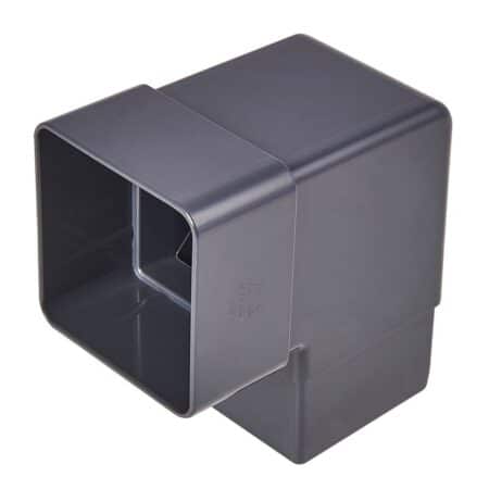 Kayflow 65mm Square 92.5 Degree Offset Bend Anthracite Grey KFBS1AG