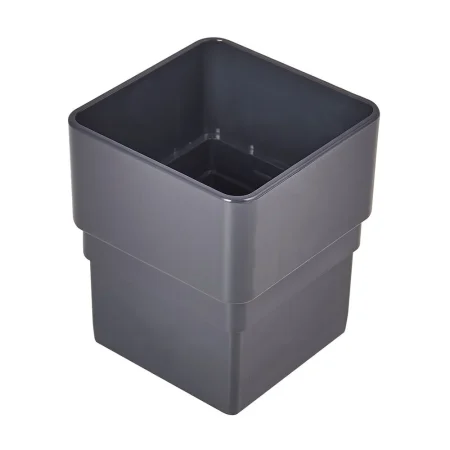 Kayflow 65mm Square Downpipe Socket Anthracite Grey KFSS1AG