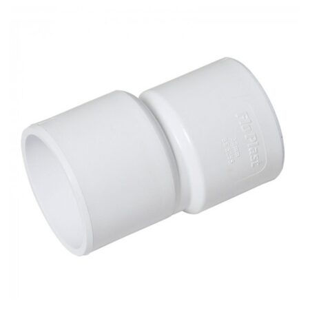 FloPlast 40mm to 32mm solvent weld level invert reducer white