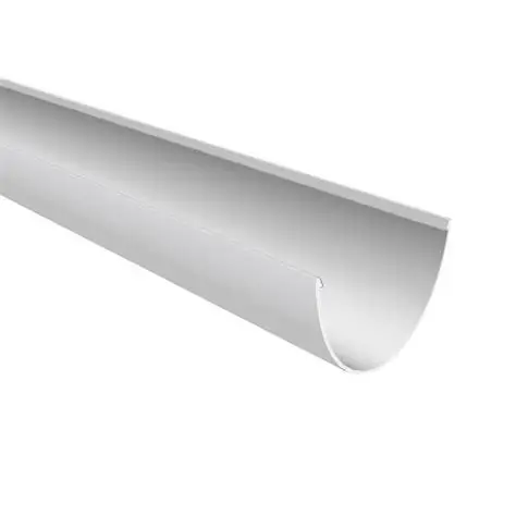 White Freeflow 116mm Deep Flow Gutter 4m FDG400