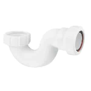 McAlpine P10 32mm 1¼ inch white shallow bath trap