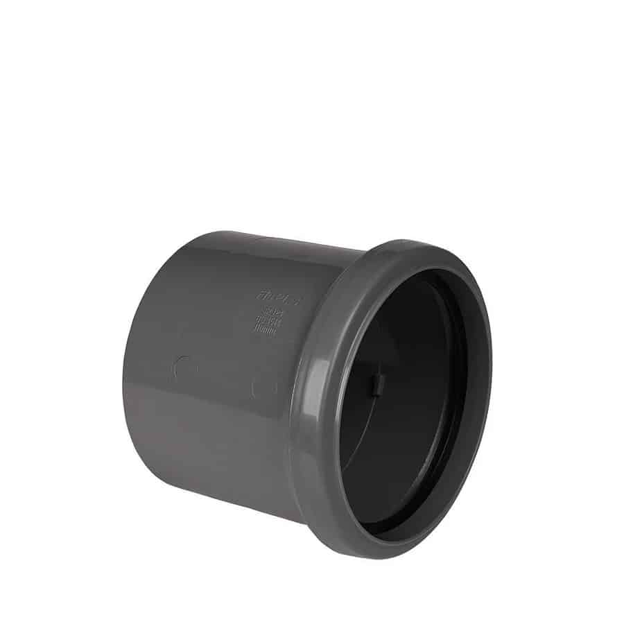 110mm Soil Pipe Push Fit to Solvent Adapter