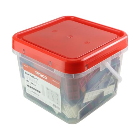 Timco 28mm assorted glazing packers tub pack of 400