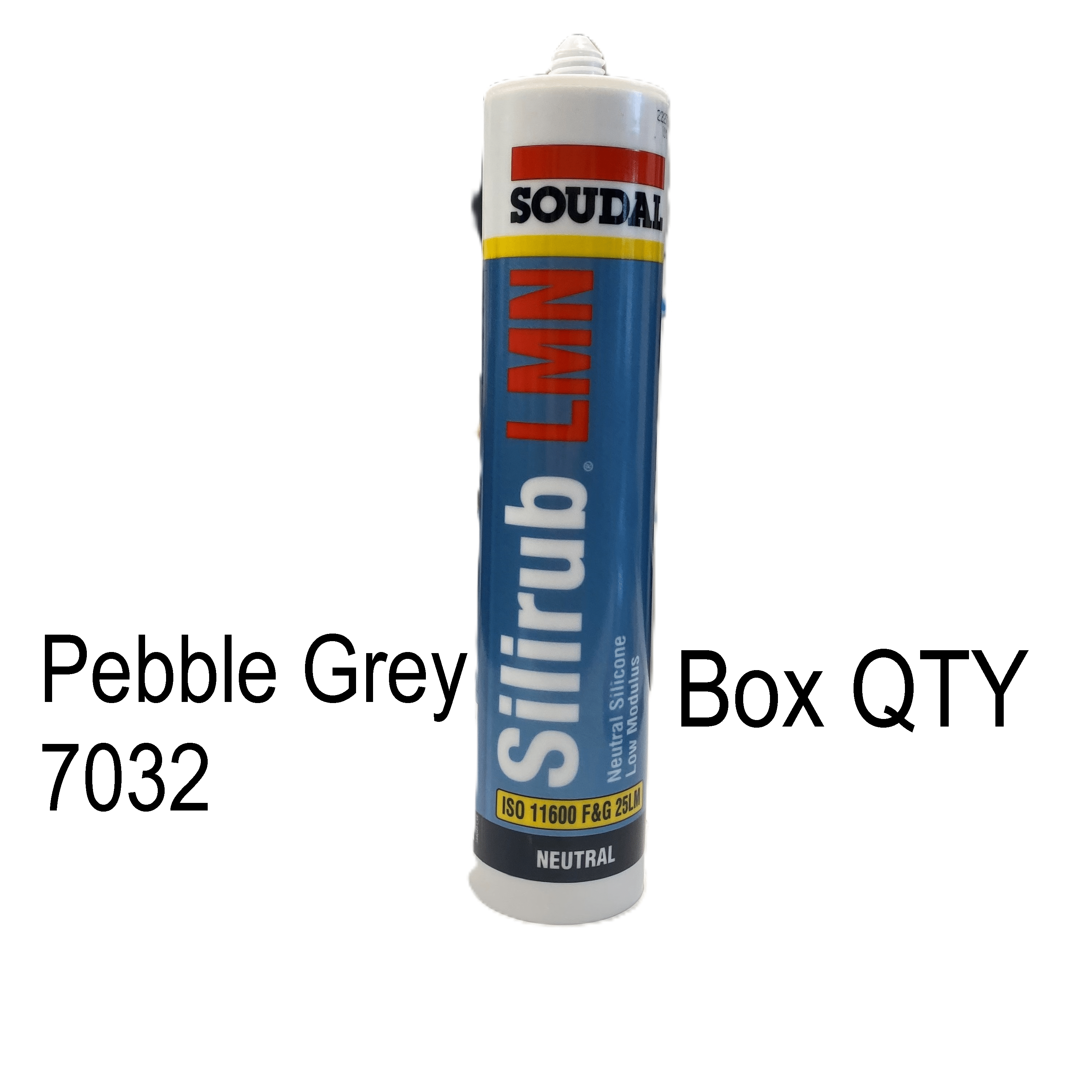 Soudal LMN Pebble Grey silicone sealant 300ml