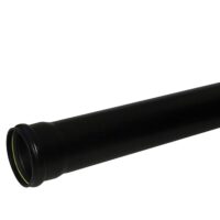 110mm Soil Pipe 3m push fit socket pipe