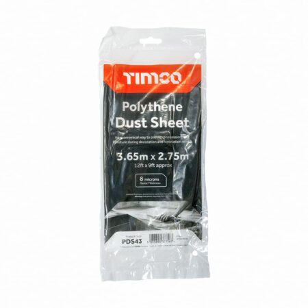 Polythene Dust Sheet 3.65m x 2.75m Timco