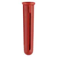 Timco red wall plugs 7.5 x 30mm pack of 100