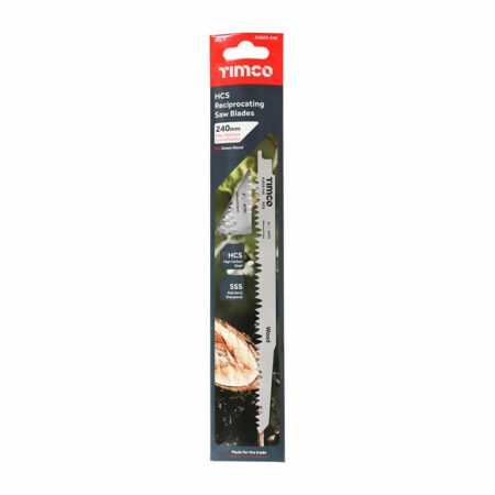HCS Wood Cutting Reciprocating Saw Blades 5 Pack Timco