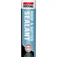 Soudal Roof Gutter Sealant Black 290ml