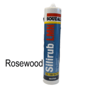 Soudal LMN Rosewood silicone sealant 300ml