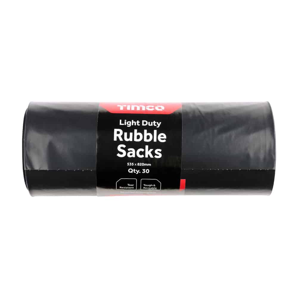 Polythene Rubble Bags 535 x 820mm (30)