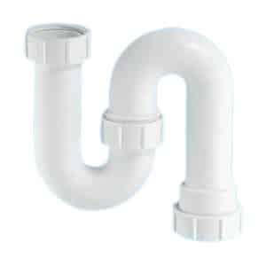 McAlpine SB10 32mm 1¼ inch white tubular swivel S trap