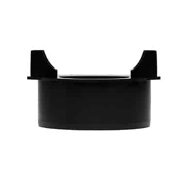 Polydrain LCDBO bottom outlet adaptor for connecting channel drainage to 110mm drainage pipe.
