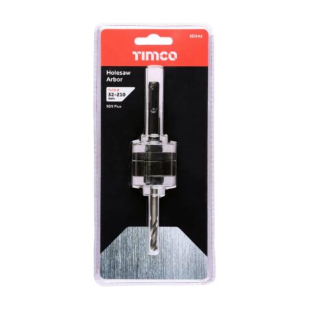 Holesaw Arbor SDS Plus Shank 32-210mm Timco