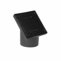 110mm Underground Drainage Square Rodding Point Black Plastic