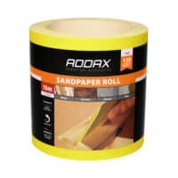 Sandpaper Roll 120 Grit 115mm x 10m Yellow Timco 231405