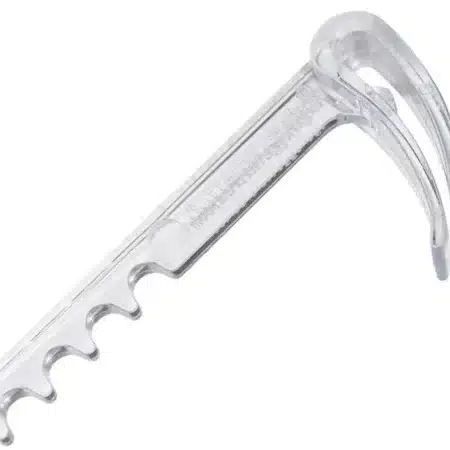 Hedgehog Gutter Brush Clips Pack of 20 clear plastic gutter leaf guard fixings