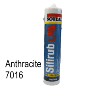 Soudal LMN Anthracite Grey silicone sealant 300ml