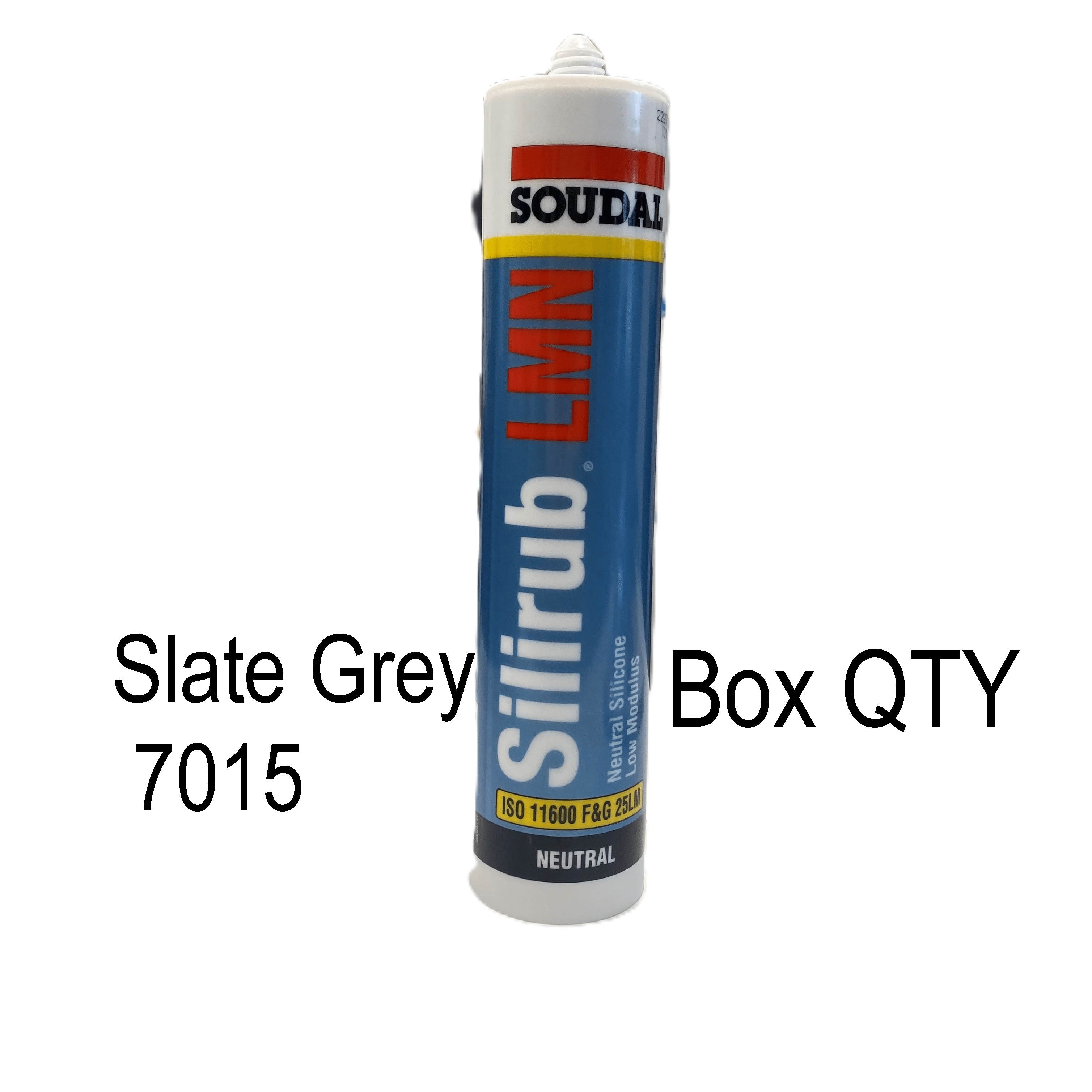Soudal LMN Slate Grey silicone sealant 300ml