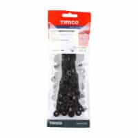 Timco Hinged Screw Caps Small Brown (100) – Fits 3.0 to 4.5mm Screws