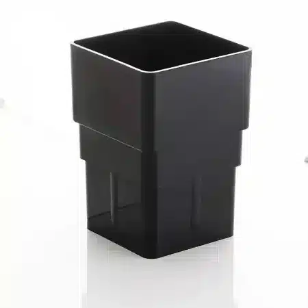 downpipe socket joiner 65mm square Freefoam Freeflow black white brown