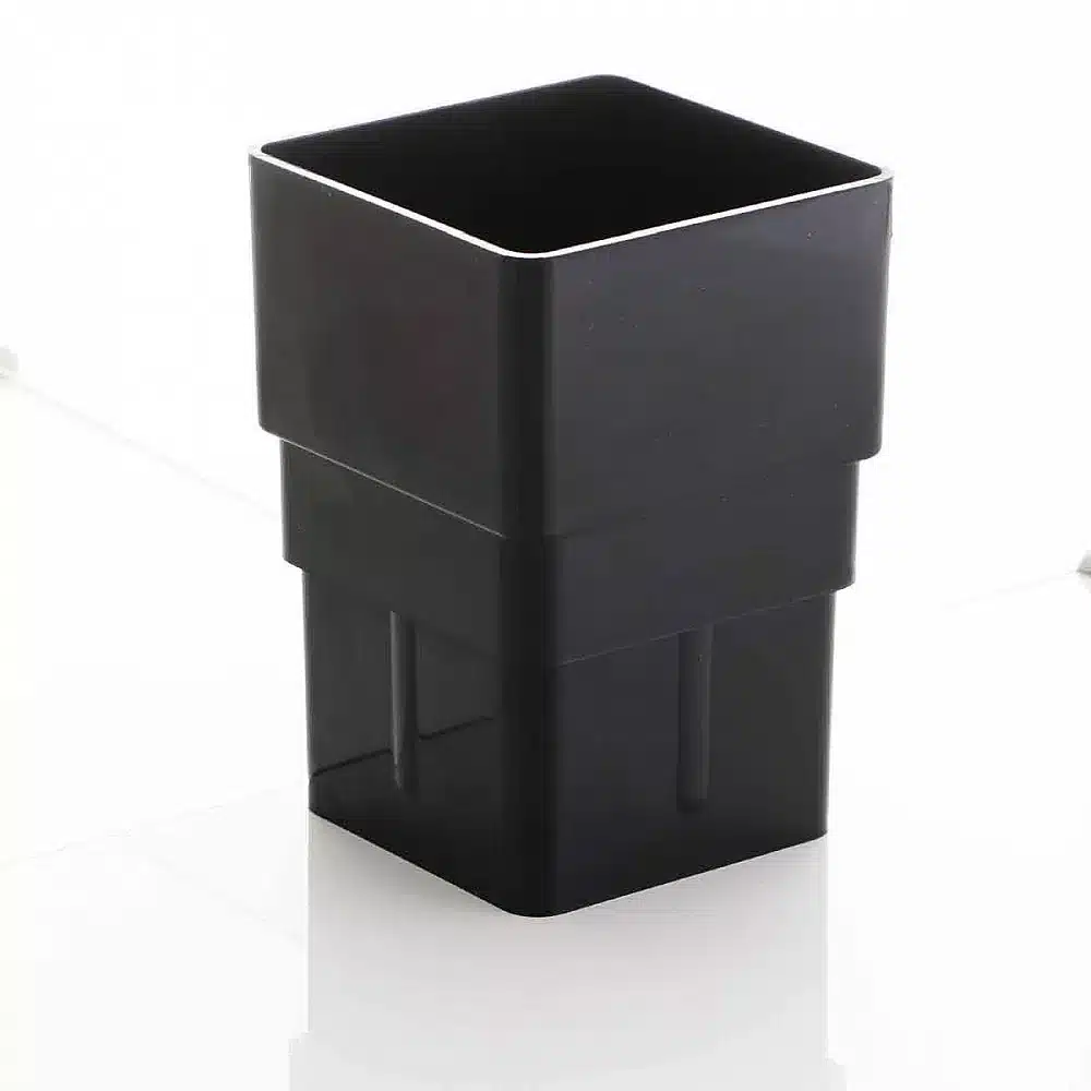 Black Freeflow 65mm Square Downpipe Socket Joiner FRS525BL