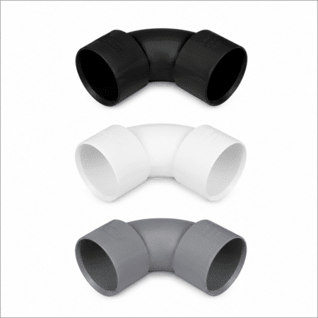 40mm solvent weld 92.5 degree swept bend waste pipe fitting