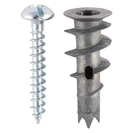Timco 13 x 31.5mm metal speed plugs and screws pack of 75