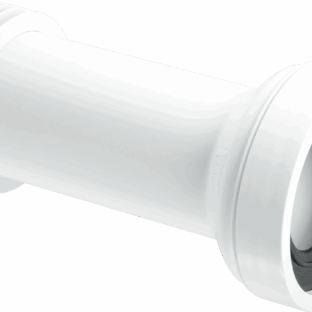 straight pan connector long 110mm McAlpine WC-CON2 white toilet waste fitting