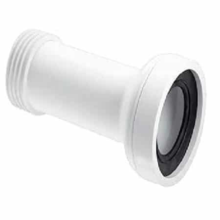 reduced outlet pan connector 90mm McAlpine WC-CON2B white toilet waste fitting