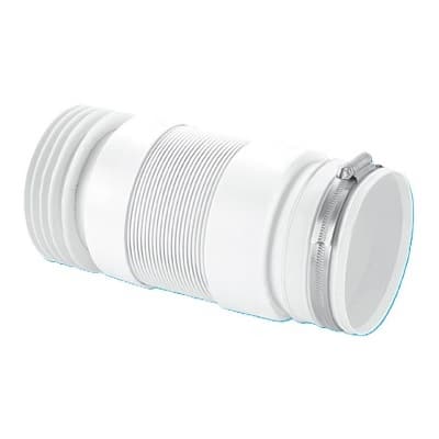 flexible pan connector 90mm McAlpine WC-F18S white toilet waste fitting