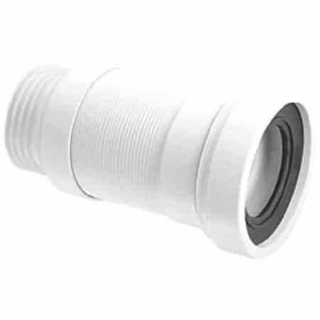 Flexible pan connector 90mm outlet McAlpine WC-F23S toilet waste fitting