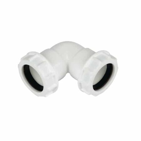 40mm Unifix Waste 90 Knuckle Bend White
