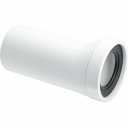 20mm offset plain end pan connector McAlpine WC-CON6 white toilet waste fitting