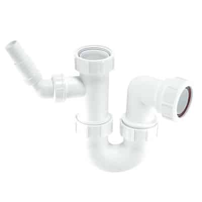 McAlpine WM14 40mm sink trap with 135 degree swivel appliance nozzle